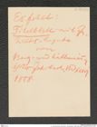 k.k. naturhistorisches Hofmuseum, Intendanzakten 1885-1896 (Hauer), Aktenzahl Z.39/1891, Seite 1